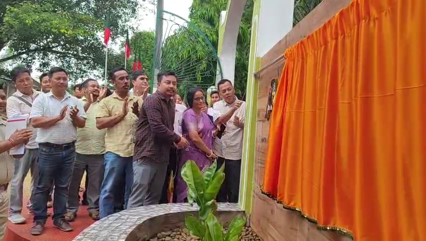 খোয়াই মহকুমা ভিত্তিক বনমহোৎসব উদযাপন ও আমপুরা ইকোপার্কে, ফলক উন্মোচন